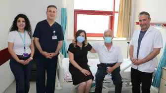 Diyarbakır'da duygusal Babalar Günü Kızı Zeynep'in bağışıyla hayata yeniden tutundu