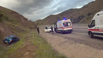 Çınar ilçesinde virajı alamayan otomobil araziye uçtu 1 can kaybı ve 3 yaralı