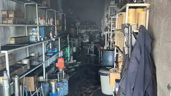 Bağlar'daki tamirci dükkanında büyük yangın İş yeri tamamen kullanılamaz hale geldi