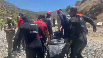 Lice'de 17 gündür süren Sarım Çayı arama çalışmaları acı sonla noktalandı