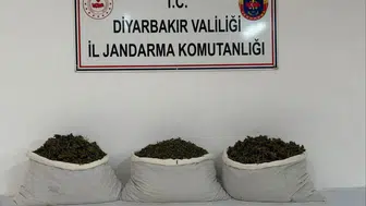 Diyarbakır jandarmasından zehir tacirlerine ağır darbe 107 kilogram esrar yakalandı