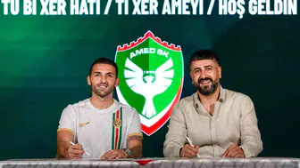 Amedspor'da transfer bombası patladı Deneyimli sol bek Umut Meraş resmen imzayı attı
