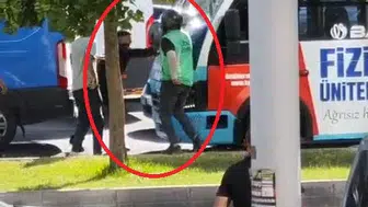 Diyarbakır'da trafikte kasklı saldırı Kayapınar'daki o anlar kameralara yansıdı