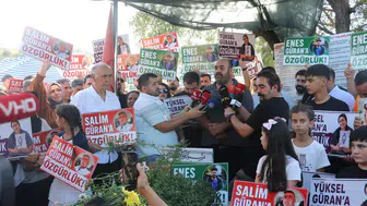 Narin Güran’ın kayboluşunun 2. yılında Tavşantepe'de adalet çığlığı Mezarı başında mevlit