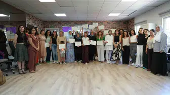 Diyarbakır'da 50 kadın teknik eğitimle iş hayatına atıldı Sertifikalarını aldılar
