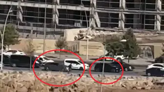 Diyarbakır Yenişehir'de kırmızı ışıkta dehşet anları: Silahlı saldırı kamerada