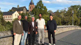 Çermik Belediye Başkanı Karamehmetoğlu Almanya'da gurbetçilerle bir araya geldi