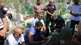 Amedspor ve Beşiktaş taraftarlarından anlamlı buluşma: Rojin Kabaiş'in mezarına ziyaret