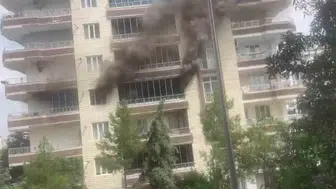 Diyarbakır Bağlar'da apartman yangını: Mahsur kalan çocuklar merdivenle kurtarıldı