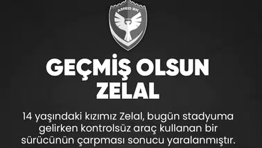 Amedsporlu kadın taraftar kaza geçirdi: Kulüp mesaj yayınladı