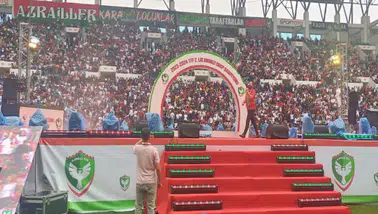 Newroz Parkı Amedspor kutlamaları için hazır
