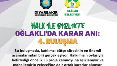 Diyarbakır'da vatandaş oyunu kullandı: Katılımcı bütçe oylama sonuçları açıklanıyor