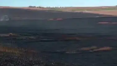 Silvan'da hasat faciası 150 dönümlük ekili ve anız alanı kıvılcımlarla küle döndü