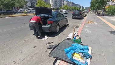 Diyarbakır’da trafikte facianın eşiğinden döndü: Sürücülere ders niteliğinde çağrı yaptı!