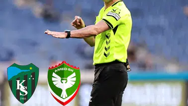 Kocaelispor Amedspor maçında düdük çalacak hakem açıklandı: TFF duyurdu