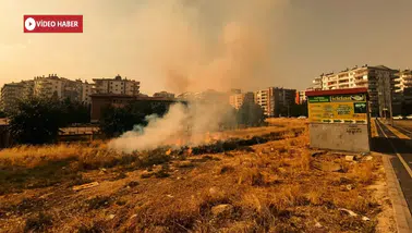 Diyarbakır'da okul önünde anız yangını: Facia son anda önlendi
