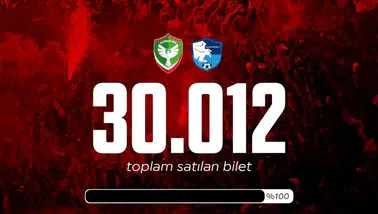 Amedspor Erzurumspor maçı kapalı gişe: Rekor kırıldı, geriye bir bilet bile kalmadı