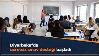 Diyarbakır'da 550 öğrenciye ücretsiz sınav desteği: Akademilerde yeni dönem başladı