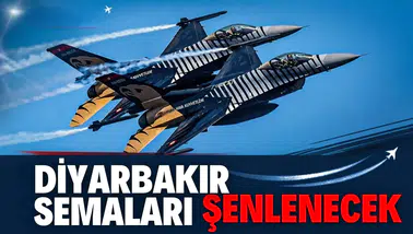 Diyarbakır'da gökyüzü şöleni: Gösteri uçuşu için geri sayım başladı