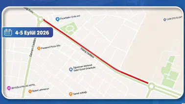 Diyarbakır'da sürücülerin dikkatine: Bulvarın bir bölümü 2 gün trafiğe kapatılıyor