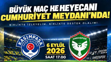 Diyarbakır'da Kasımpaşa Amedspor maçı için dev ekran kuruluyor: Taraftara çağrı yapıldı