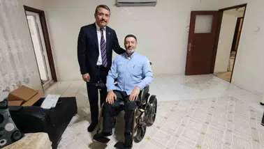 Diyarbakır'da anlamlı dayanışma: MHP İl Başkanı Özcoşkun'dan engelli vatandaşa destek