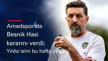 Amedspor'da Besnik Hasi Gençlerbirliği maçı öncesi kararını verdi: Yıldız isim bu hafta yok