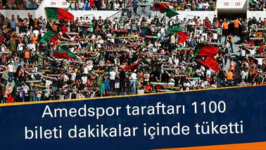 Amedspor taraftarı 1100 bileti dakikalar içinde tüketti: Ankara'ya akın var