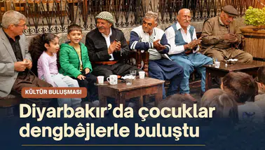 Diyarbakır'da çocuklar dengbêjlerle buluştu: Kültürel miras keşfi yaptılar
