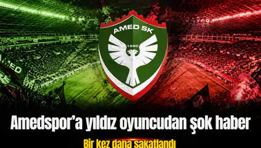 Amedspor'a yıldız oyuncudan şok haber: Bir kez daha sakatlandı