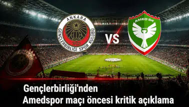 Gençlerbirliği'nden Amedspor maçı öncesi kritik duyuru: Passolig uyarısı geldi
