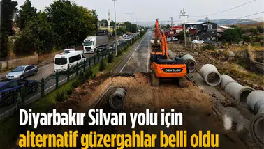 Diyarbakır Silvan yolundaki trafik krizi için alternatif güzergahlar belirlendi