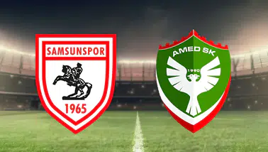 Samsunspor Amedspor maçının ilk 11'leri açıklandı: Sürpriz isimler var