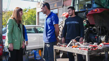 Diyarbakır'da Eşbaşkanlar sanayi esnafının sorunlarını dinledi: Talepler not alındı