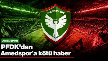 PFDK'dan Amedspor'a kötü haber: Gençlerbirliği maçına ağır fatura çıktı