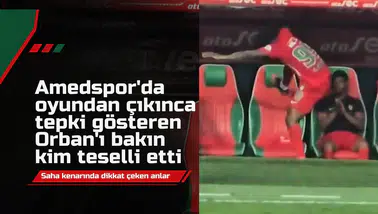 Amedspor'da Gift Orban oyundan alınınca koltuğu tekmeledi: Bakın kim teselli etti!