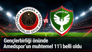 Gençlerbirliği önünde Amedspor'un muhtemel 11'i belli oldu: Sürpriz seçimler var