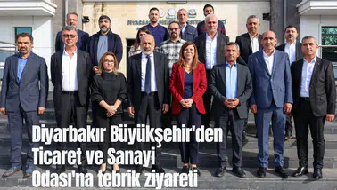 Diyarbakır Büyükşehir'den DTSO'ya tebrik ziyareti: Kent ekonomisi masada