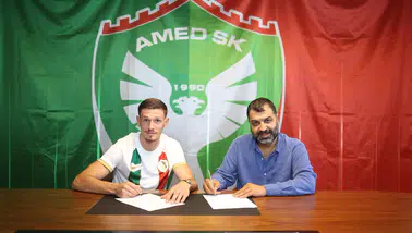 Amedspor'da hücum hattı güçlendi Ermal Krasniqi ile 2+1 yıllık resmi imza atıldı