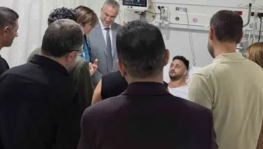 Diyarbakır'da yaralanan Trabzonspor taraftarından kardeşlik mesajı: Burada hoşgörüyü gördüm