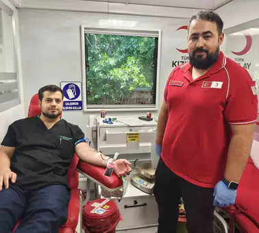 Dicle ilçesinde Kızılay seferberliği Bağışçılar kan vererek hayatlara dokunuyor