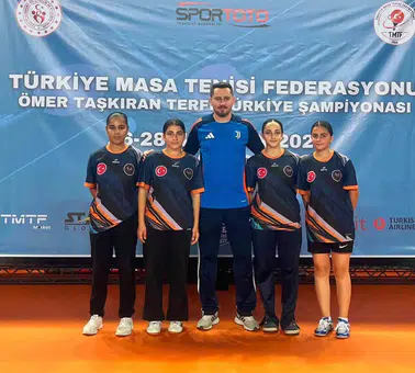 Silvan’ın gururu oldular Masa tenisi takımı ilk kez profesyonel lige yükseldi