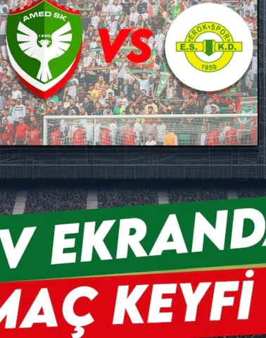 Esenler Erokspor-Amedspor: Diyarbakır'da bir dev ekran noktası daha belli oldu