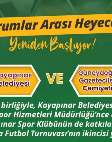Diyarbakır'da futbol heyecanı başlıyor: Kurumlar arası turnuvada ilk düdük yarın