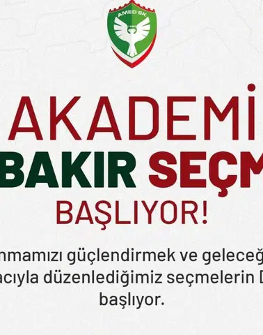 Amedspor'un Diyarbakır'daki yetenek avı için tarih belli oldu: Kulüp resmen duyurdu