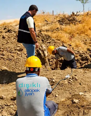 Diyarbakır Nohuttepe'de yılların sorunu çözülüyor: 1.500 metrelik hat yenileniyor
