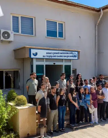 DİSKİ'den intörn hekimlere saha eğitimi: Suyun arıtım serüvenini yerinde gördüler