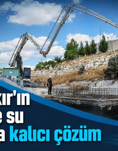 Diyarbakır'ın ilçesinde su sorununa kalıcı çözüm: Projede sona yaklaşıldı