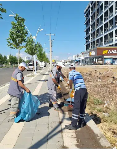 Diyarbakır'da hastane çevresinde hummalı çalışma: Tertemiz yapıldı
