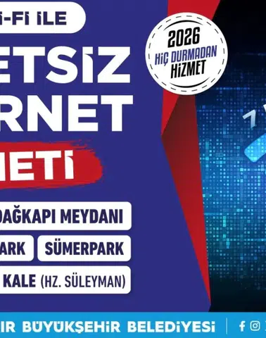 Diyarbakır'da ücretsiz internet 7 noktaya ulaştı: İşte hizmet verilen yerler